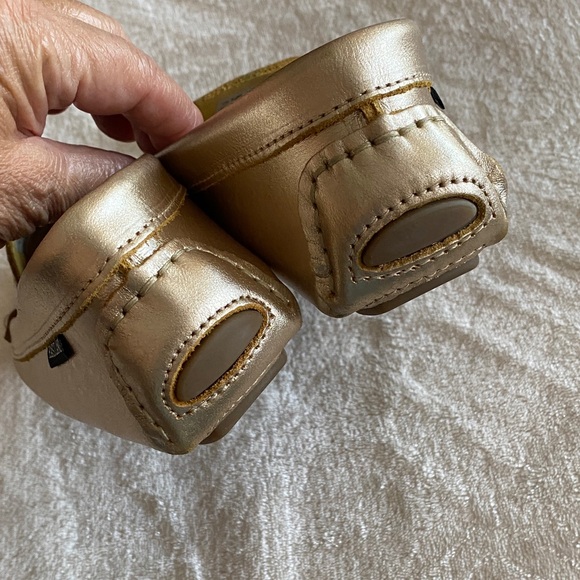 Eastland Metallic Gold Loafers - Picture 4 of 8